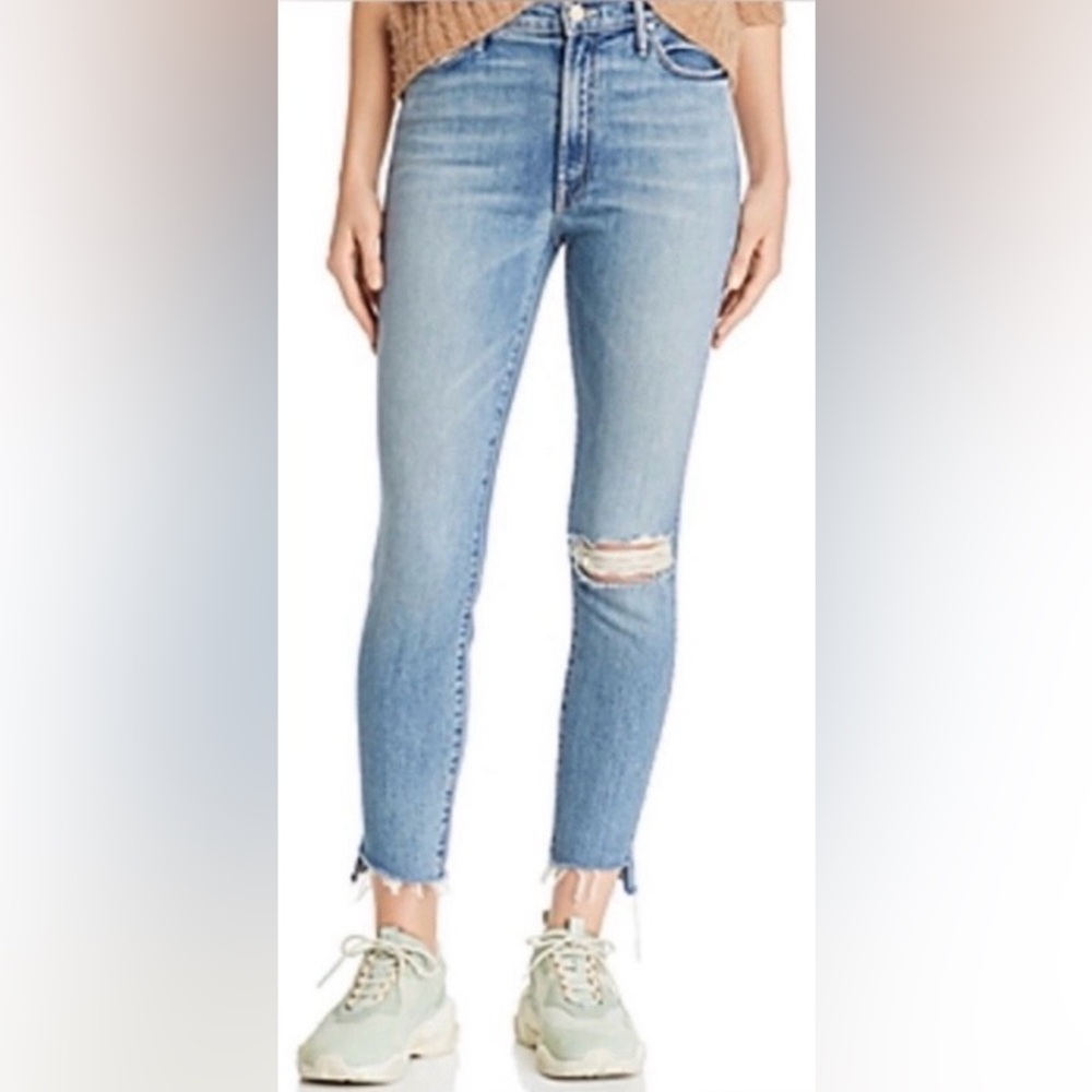 MOTHER The Looker Ankle Step Fray